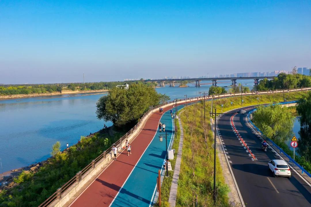 2019年杭州最美绿道,余杭街道苕溪北岸绿道