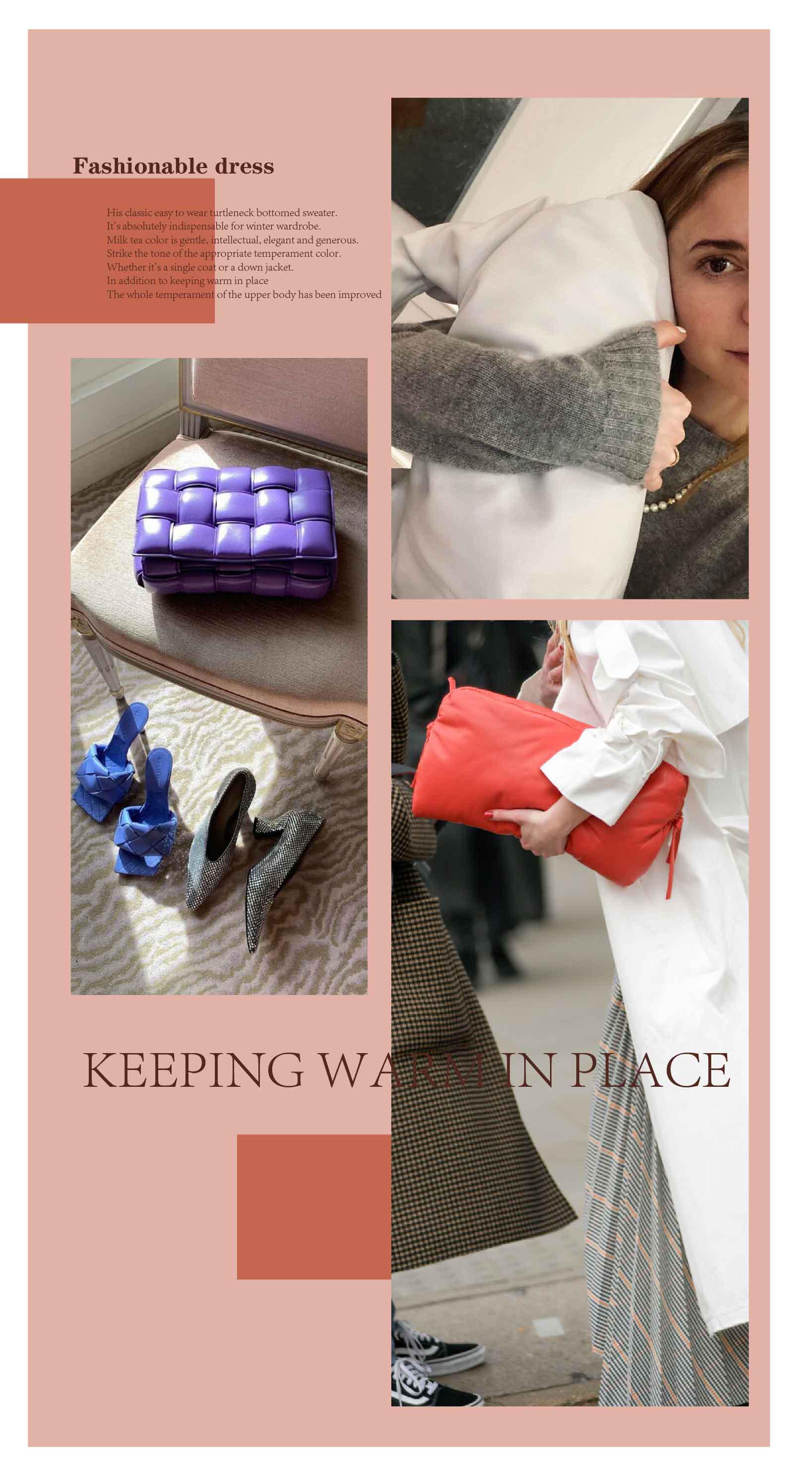 最近很火的枕头包米色,网红时尚百搭休闲枕头包