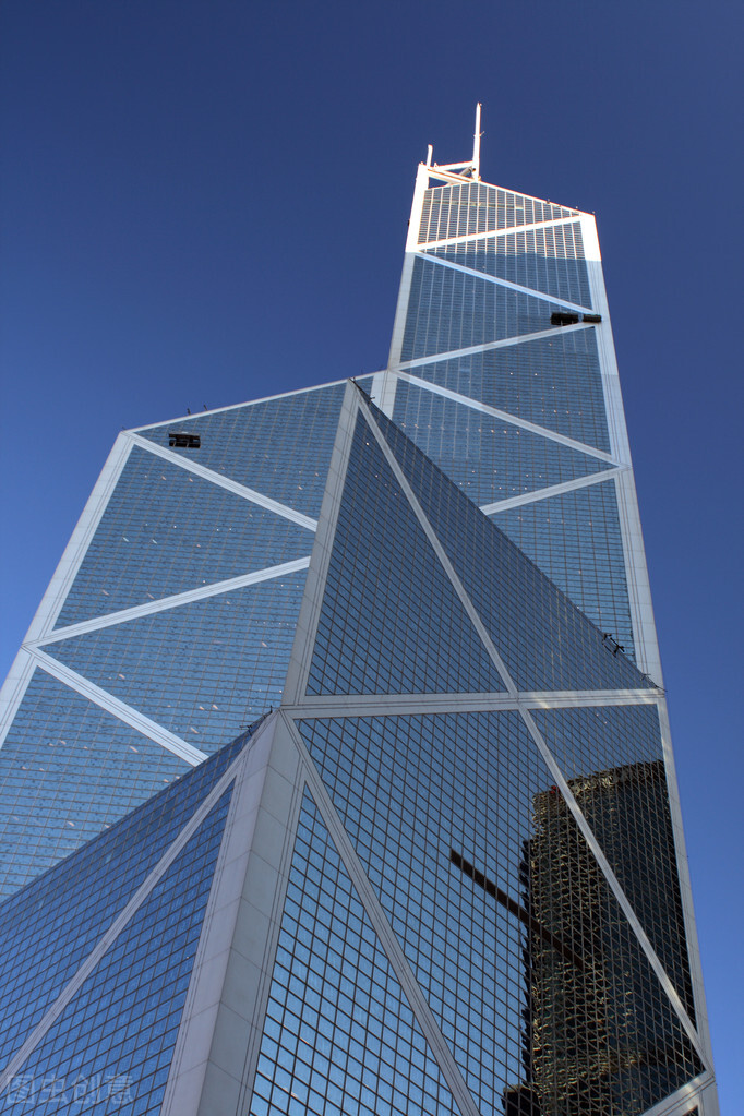 香港地标建筑中银大厦,香港中银大厦灵感设计