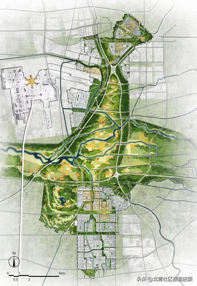 大兴机场临空经济区固安规划图,大兴机场临空经济区规划永清