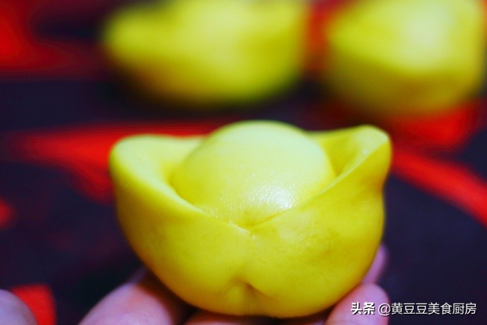 过年好东西分享,福字元宝馒头