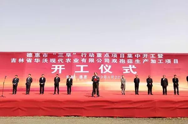 三抓三促项目全面复工,德惠双孢菇