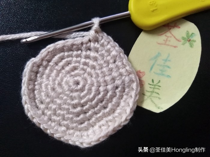 马蹄莲花的钩织教程,马蹄莲宽叶子的钩织教程