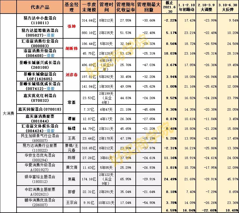 34股+30债的2021年上半年复盘：排行榜上的基金，要不要追？