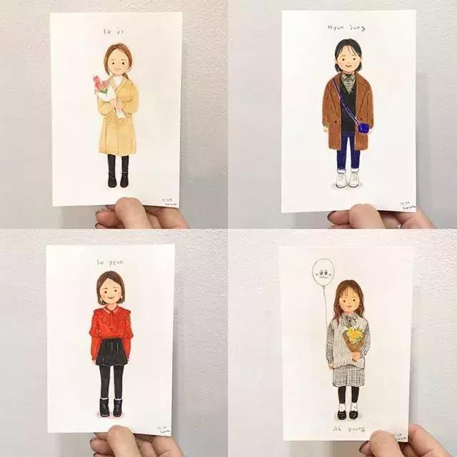 她笔下的可爱女孩，让你看懂穿衣打扮的正确要素~