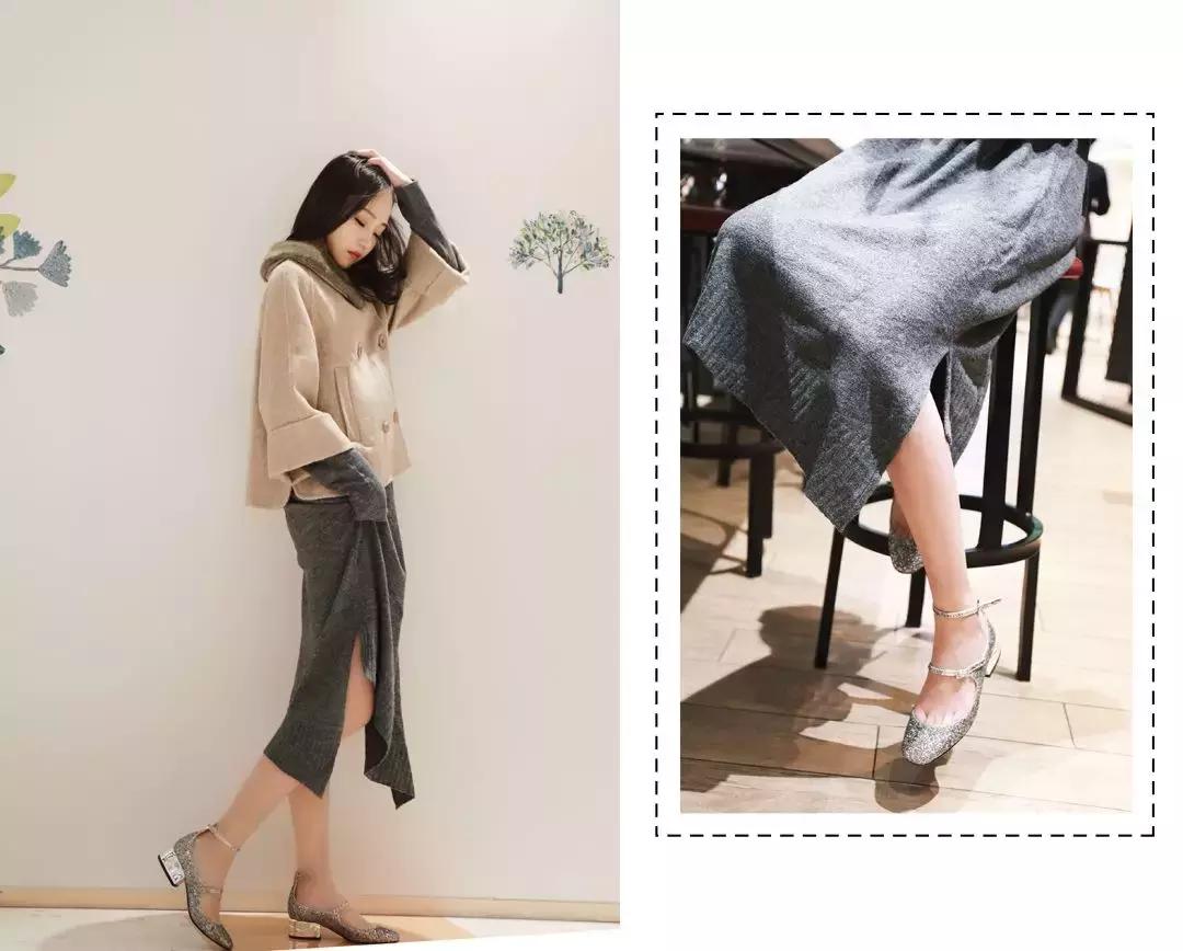 王炸驼色大衣搭配,长款貂皮外套搭配2019