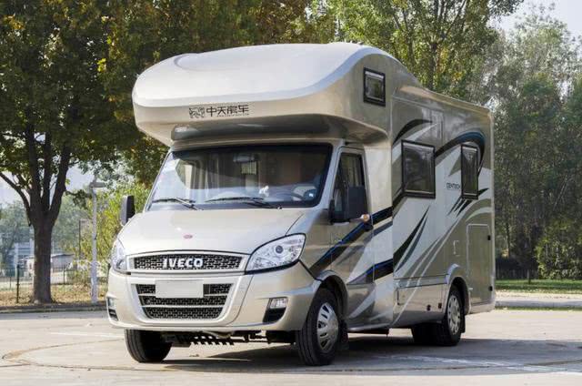 中天依维柯2045越野房车蒙古版,中天房车2021无拓展房车价格