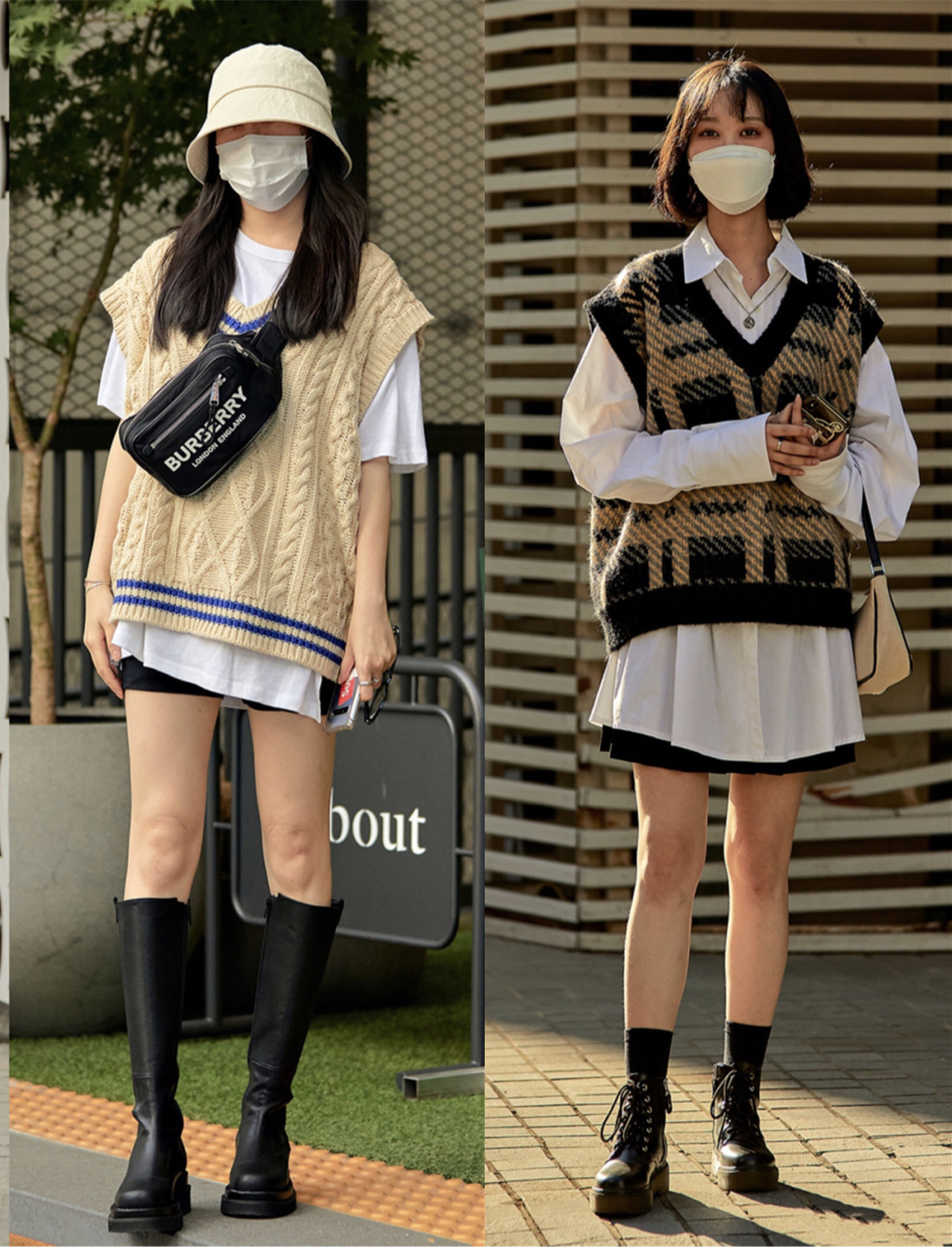 2019秋冬韩国穿衣搭配,韩国女生春夏秋冬的穿搭全过程