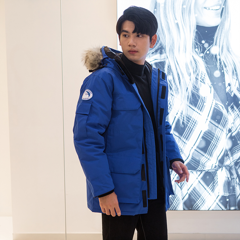 加拿大大鹅正品羽绒服远征款女中长款加厚保暖外套男