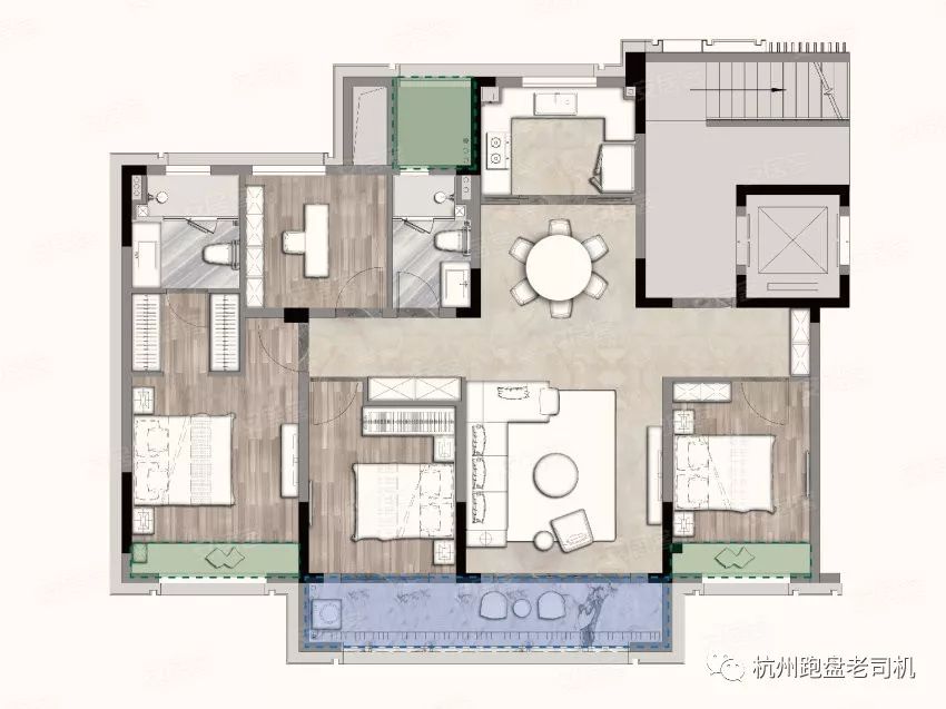 滨江区地铁口新开楼盘,滨江世茂二手房三室