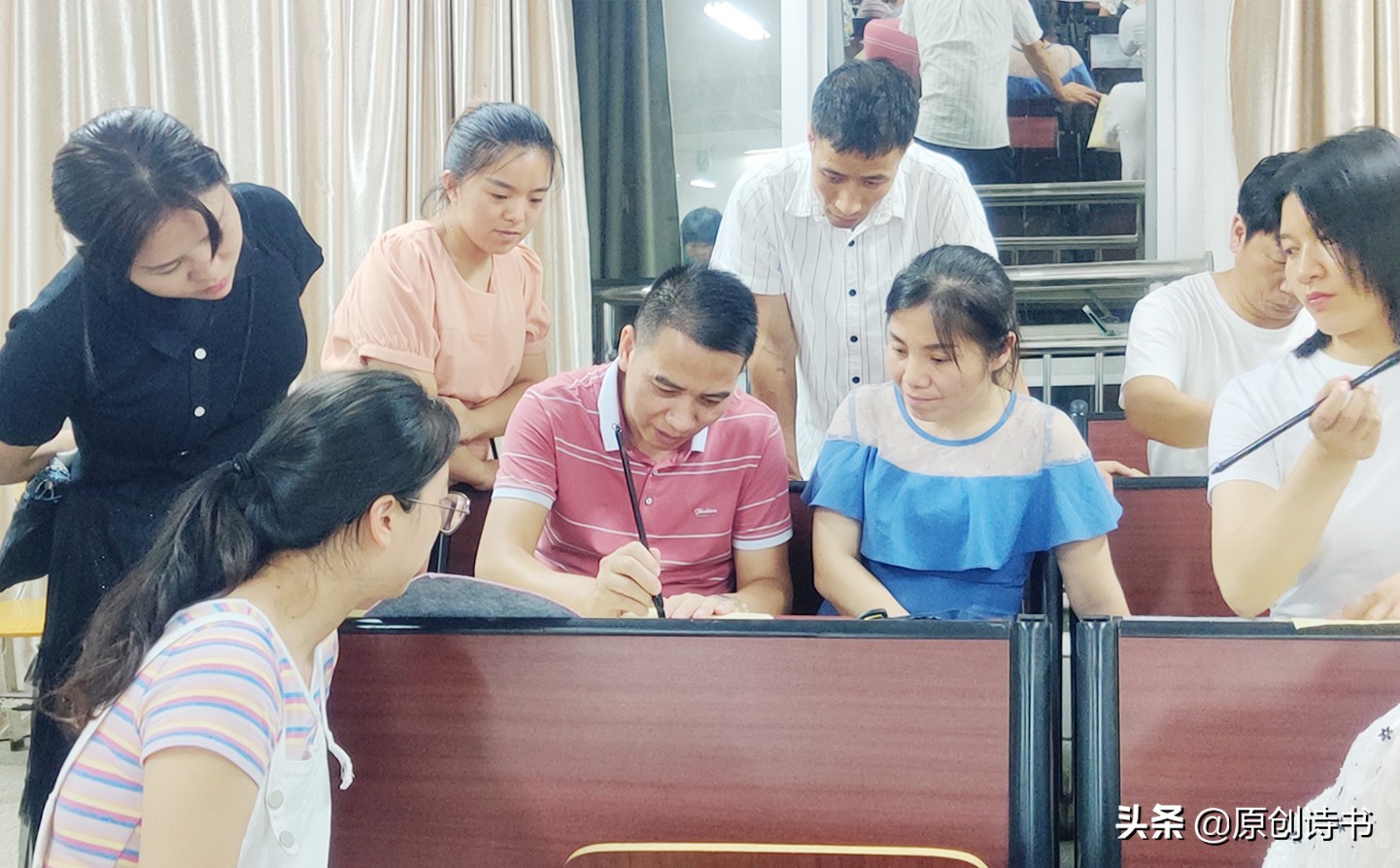 原创诗书：上犹二小“书法进校园”师训有感