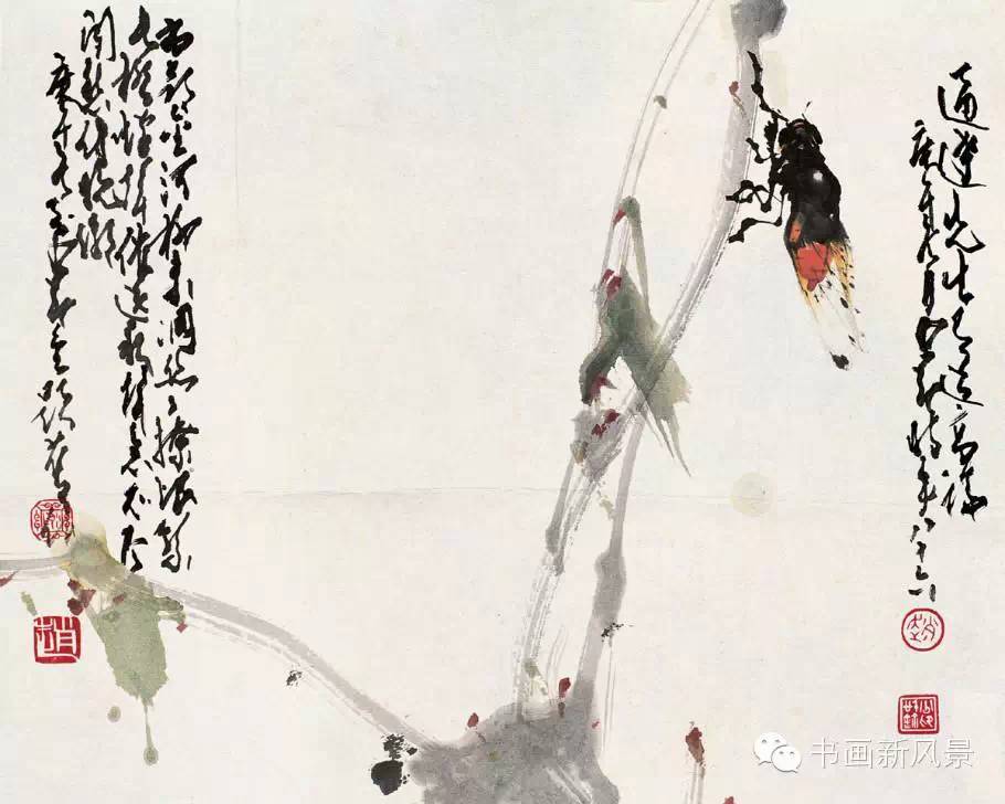 赵少昂花鸟鱼虫完整版,岭南著名画家赵少昂绘画视频