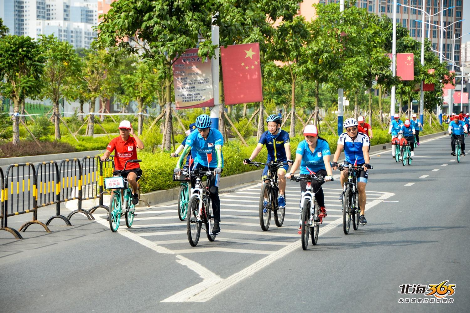 2019年环广西北海赛段预热骑行,北海骑行完美收官近3000公里