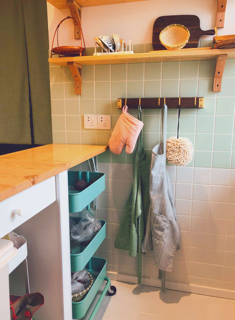 70平两室小户型，原木色的日式小清新，让家更温馨