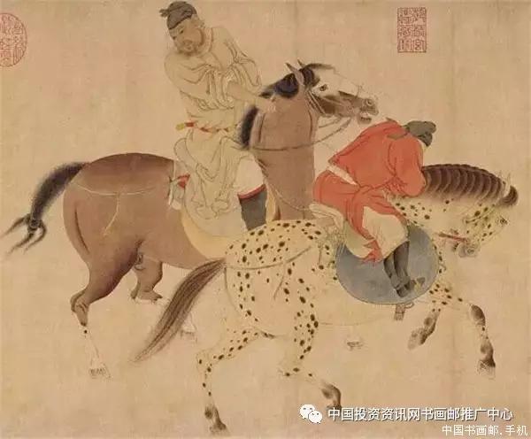 任仁发《五王醉归图卷》2016年度全球最贵中国艺术品