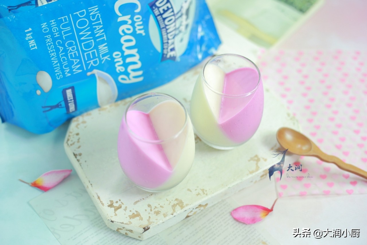 自制好看又好吃星空奶冻,超级简单奶冻怎么做