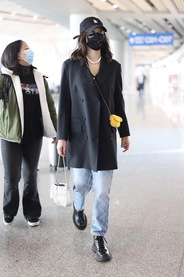 宋佳西装套装穿搭,女神攻气十足宋佳西装穿出高级感