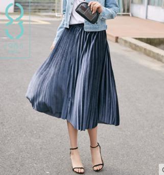 秋冬最实用最百搭的半身裙,秋冬一片半身裙的多种穿搭风格