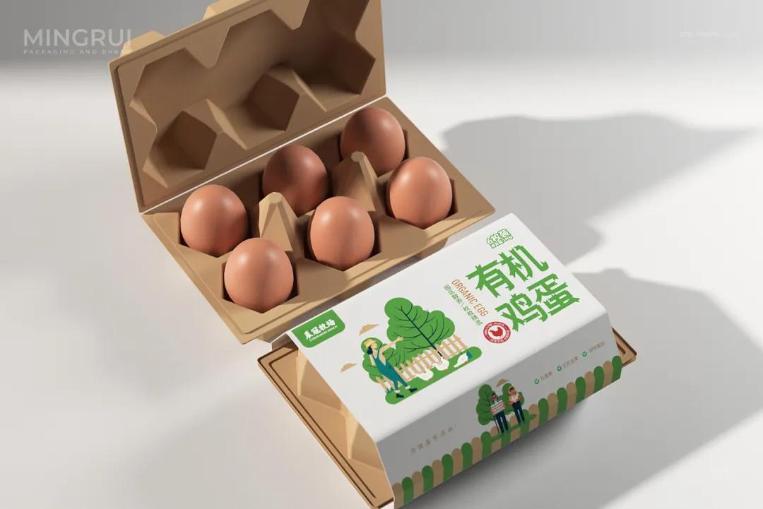 鸡蛋包装还可以这样利用,鸡蛋包装设计清新风格