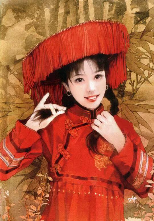 五十六个民族五十六枝花画,五十六个民族人物画高难度