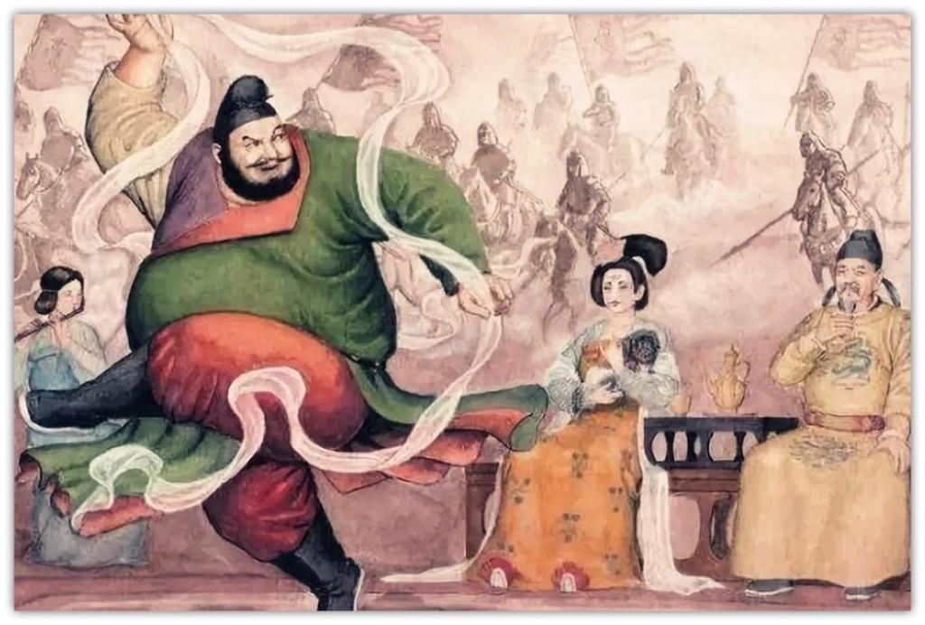 长生殿杨贵妃和玄宗,杨贵妃的美貌吸引了唐玄宗