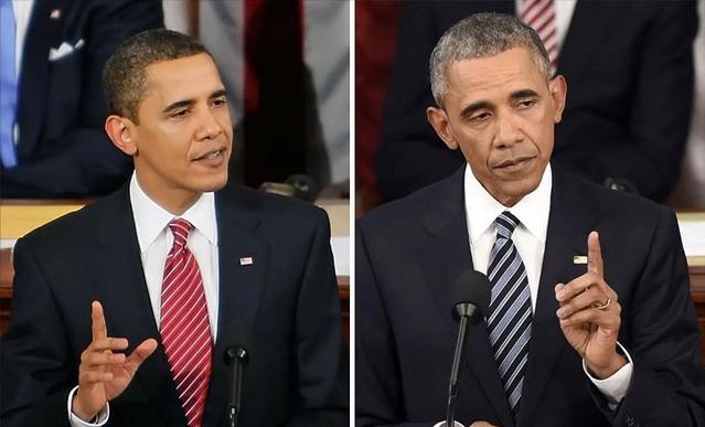 美国总统奥巴马老了的图片,奥巴马退休出街