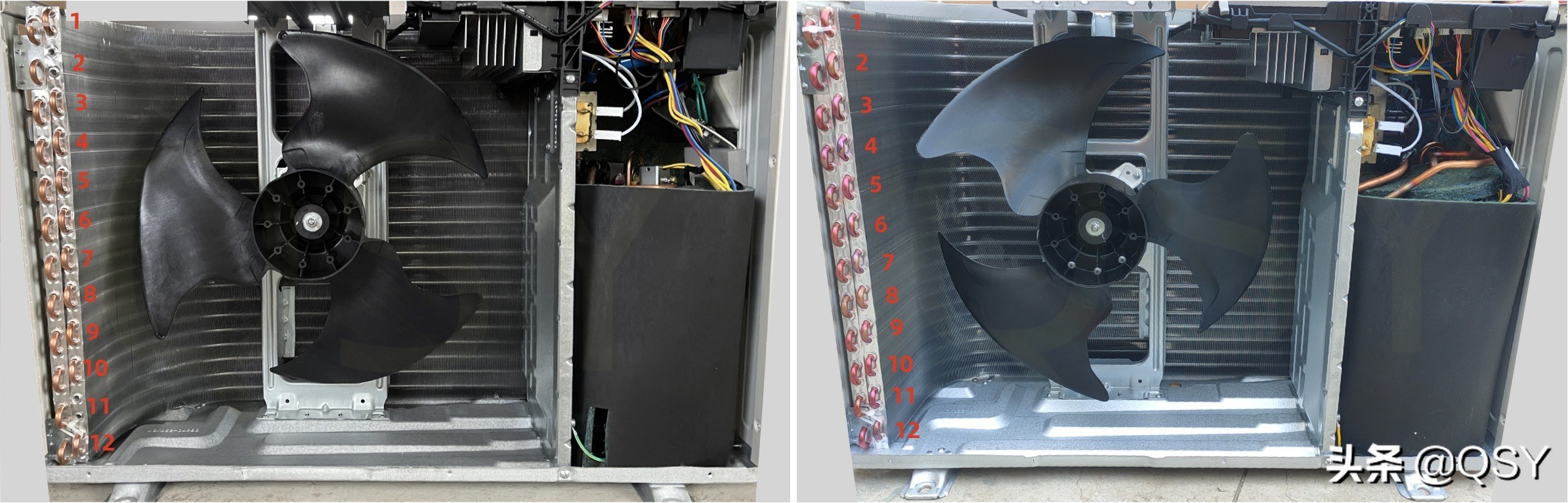 拆松下空调R系列SFT9KQ101匹新一级松下7.3cc压缩机双排冷凝器