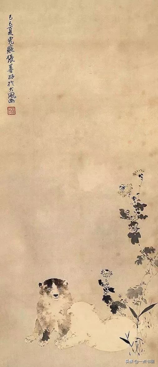 名家画狗速写作品欣赏,国画各种狗的画法