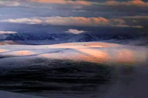 巴音布鲁克镇冬天的生活,巴音郭楞自治州和静县冬天