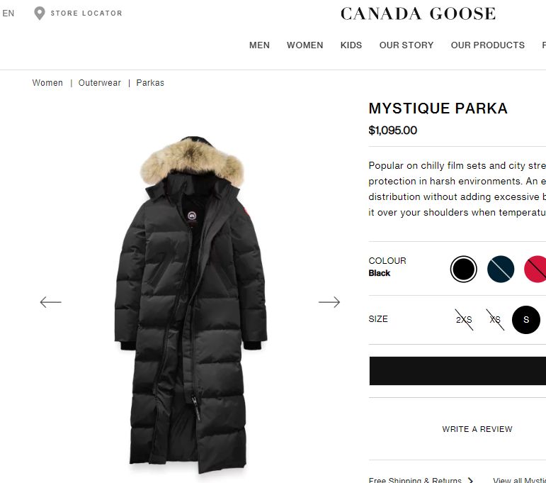 canadagoose羽绒服正版多少钱,canadagoose羽绒服17黑