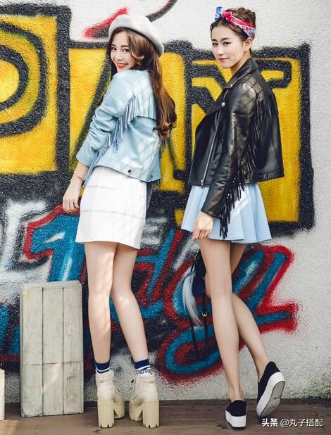 pu皮衣女拼接,真皮皮衣和pu皮衣