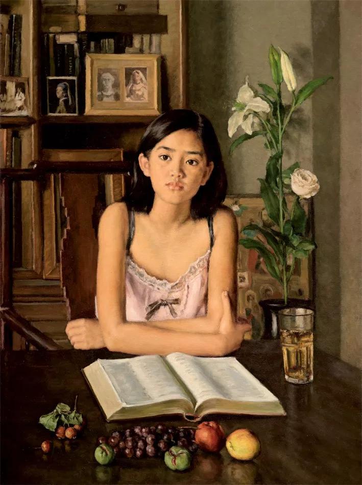 新婚作画拍卖,新婚画妻子