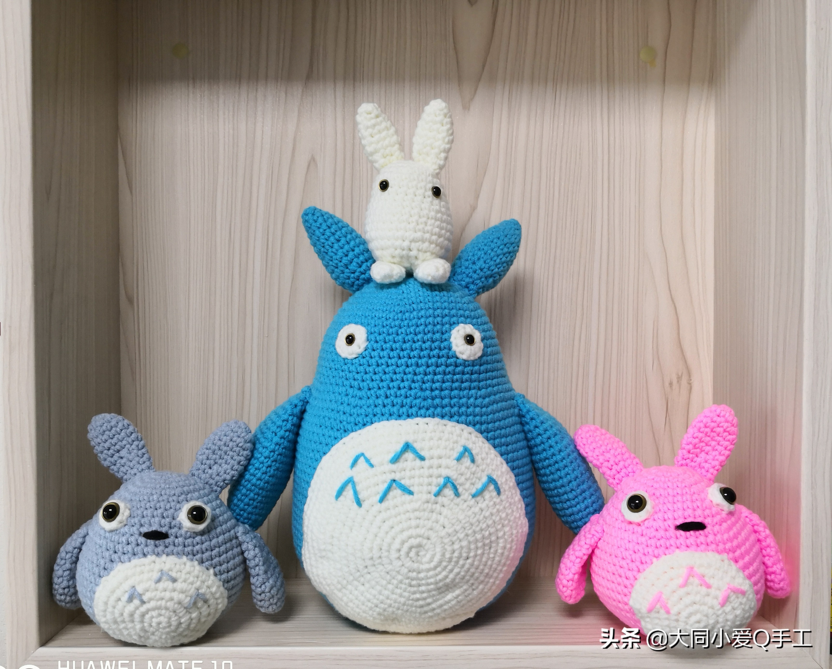 冰条钩织龙猫 (龙猫钩织图解)