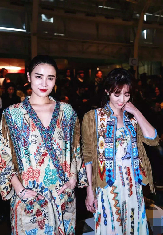 王丽坤宋佳图片,宋佳王丽坤亮相米兰时装周