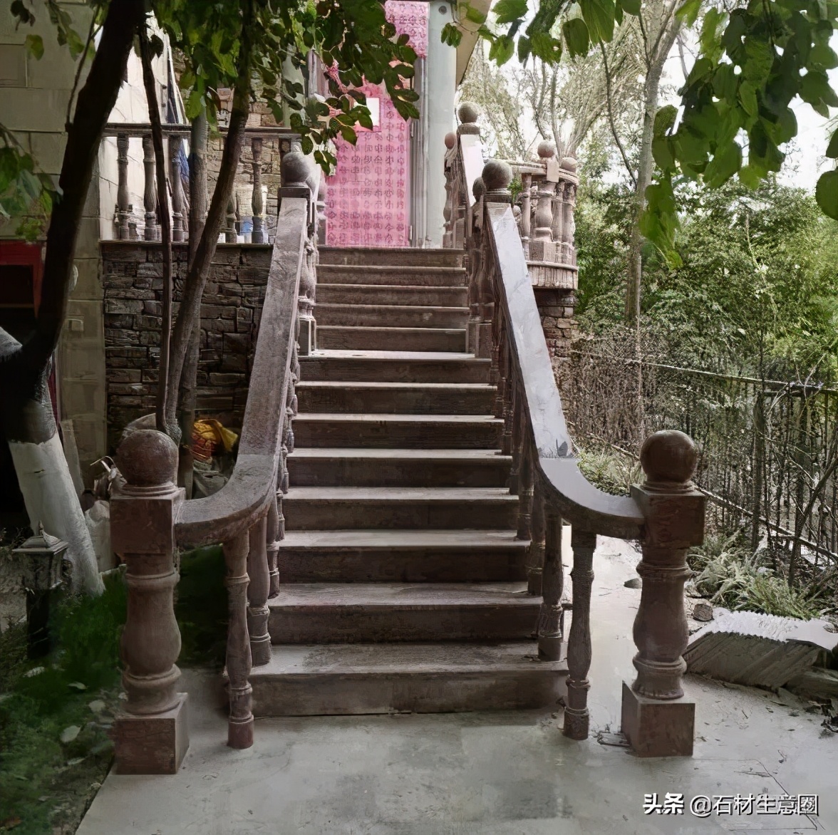 石材栏杆高档,天然石材栏杆样式