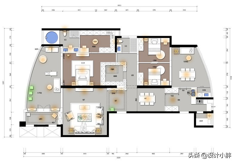 200平大平层装修3万块钱,大平层豪宅200平装修价格