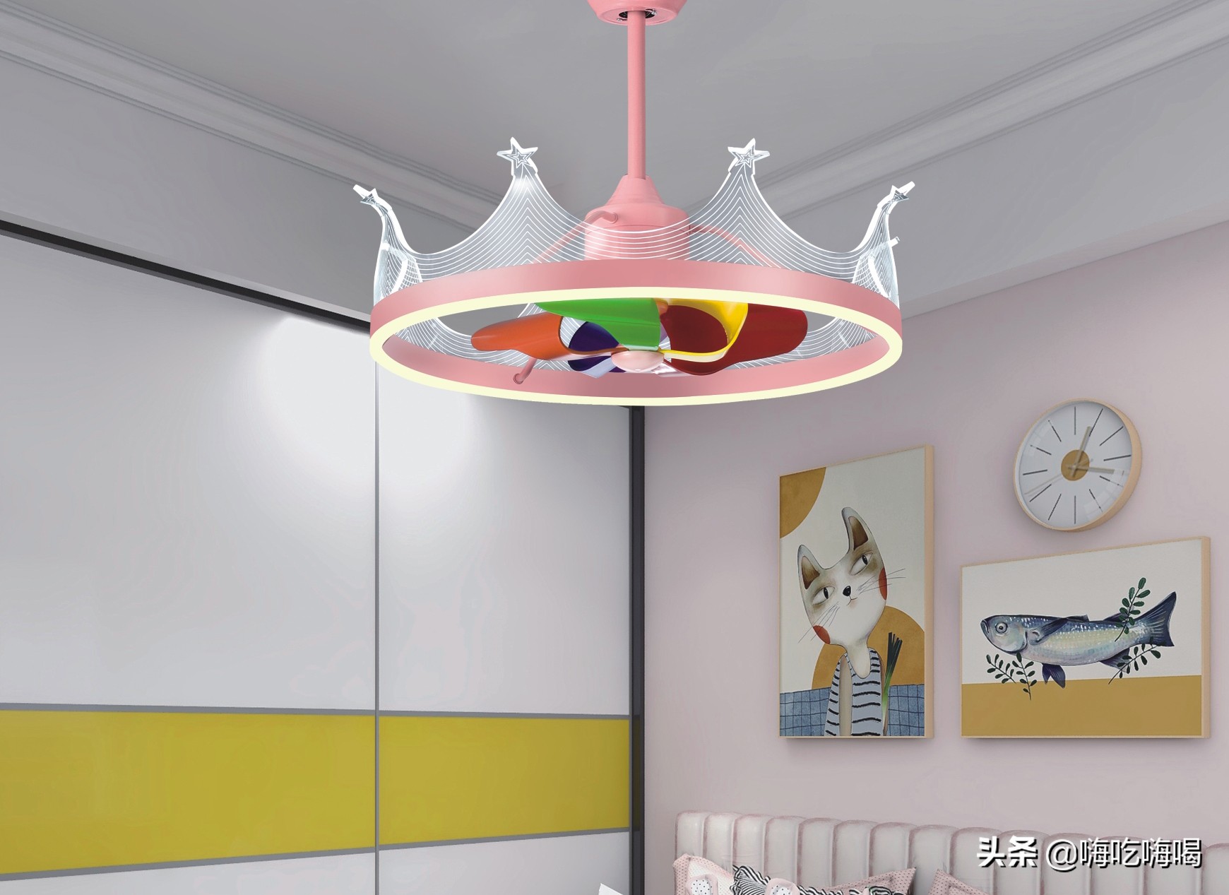 佑家新品直叶吊扇灯,佑家吊扇照明