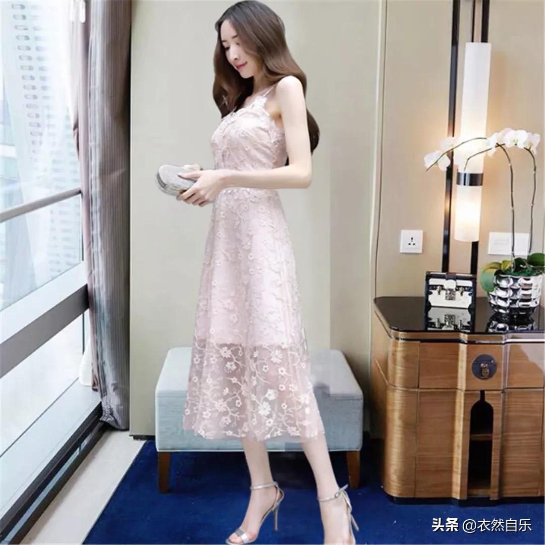 优雅气质雪纺裙散发迷人气息,雪纺收腰显瘦碎花春天仙女裙