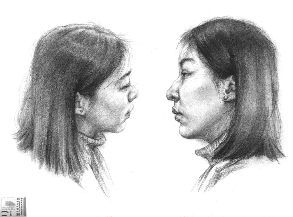 2018年国美色彩高分卷,国美素描高分