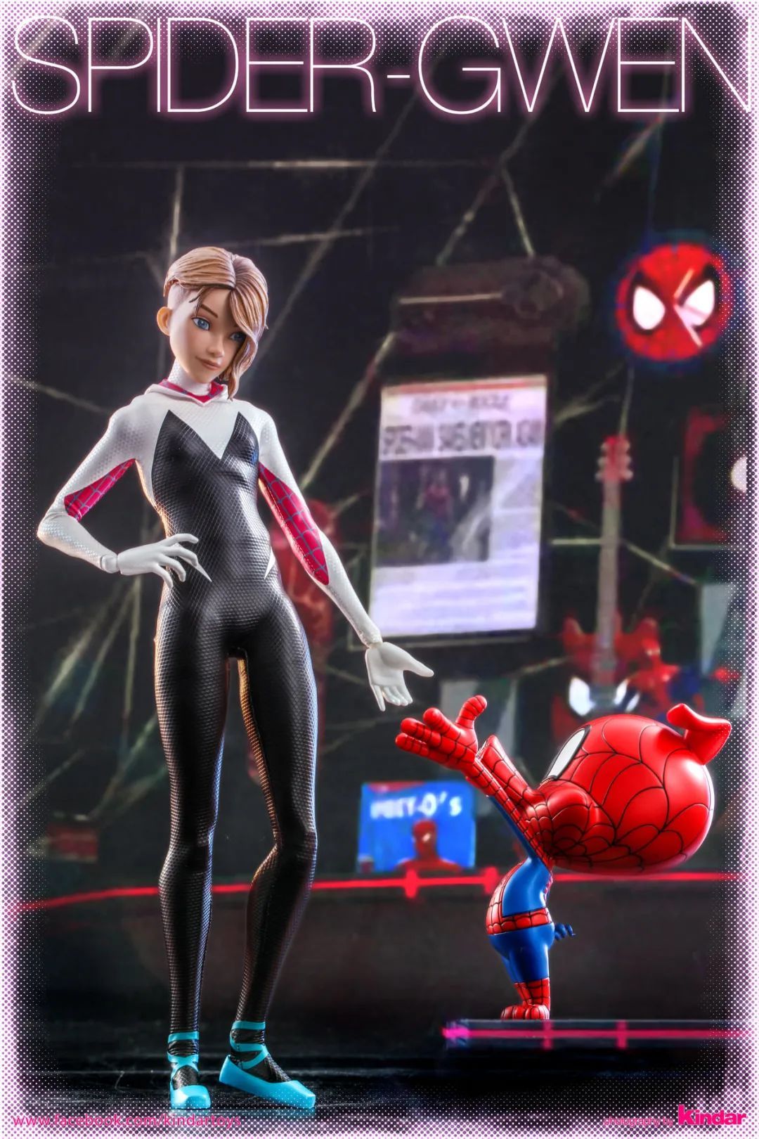 格温蜘蛛侠hottoys,hottoys蜘蛛侠平行宇宙格温测评