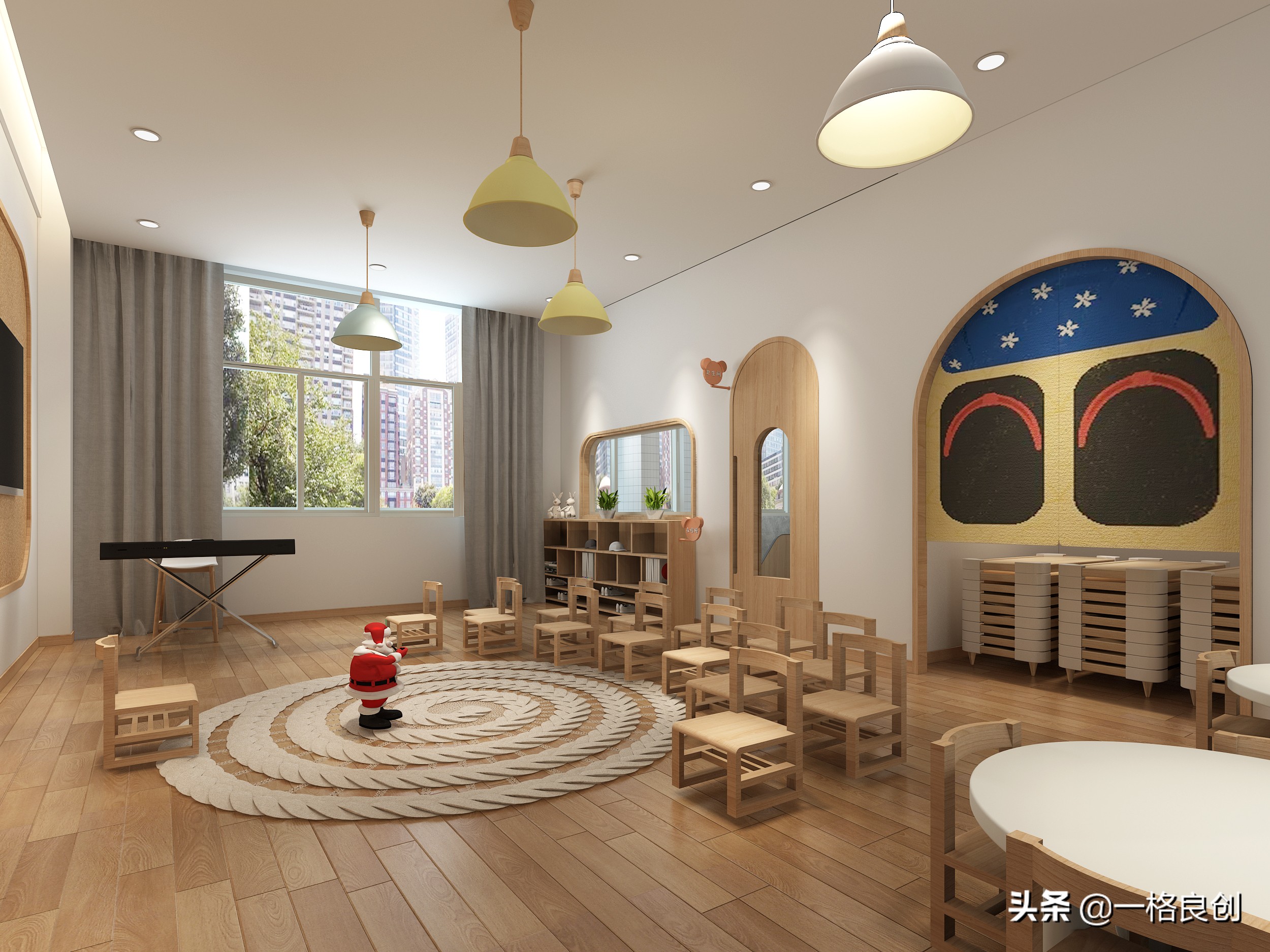 一格良创托育中心如何设计,一格良创幼儿园室内设计