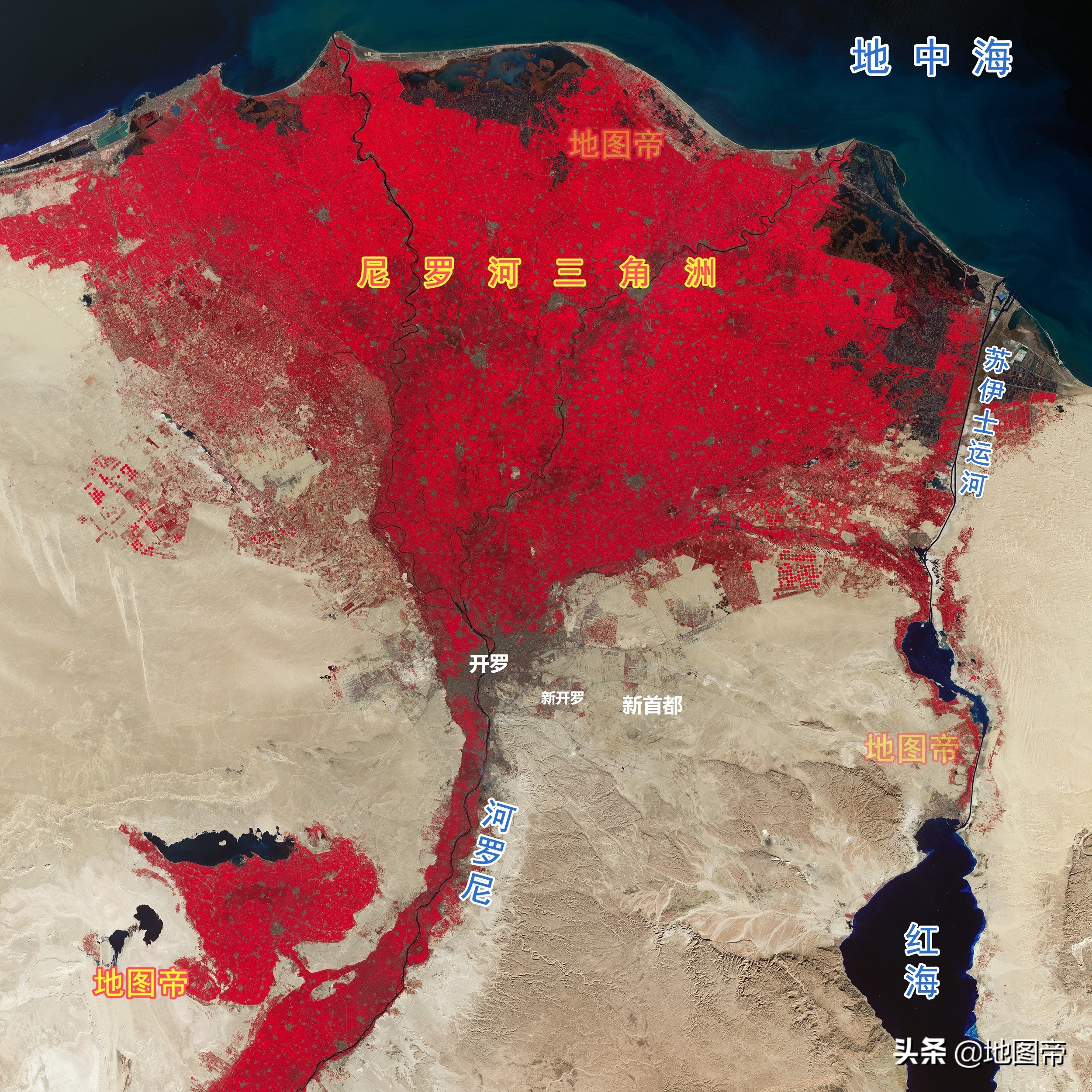 埃及首都开罗地图,埃及迁新首都有什么有利条件