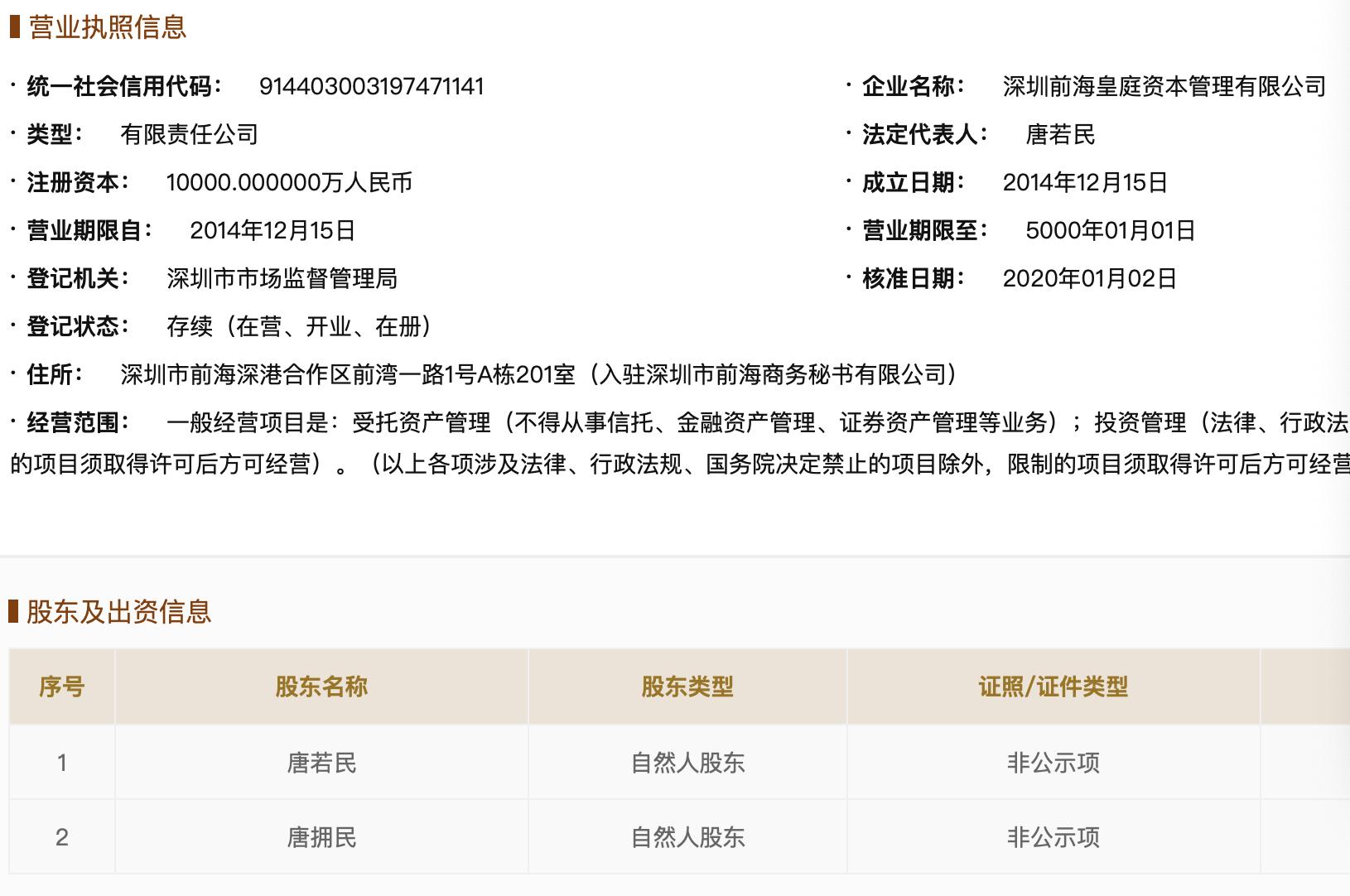 皇庭集团重组,皇庭集团最新消息今天