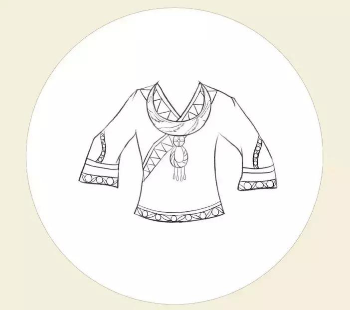 衣服简笔画和裙子简笔画,各种各样的漂亮衣服裙子简笔画