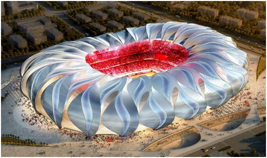 恒大新足球场荷花,广州恒大荷花球场