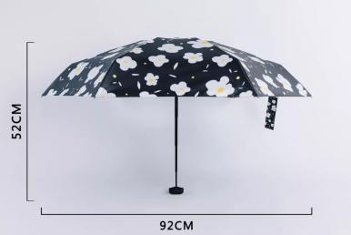 只有女生巴掌大小的banana口袋伞，伞内自动降温似“移动空调”！