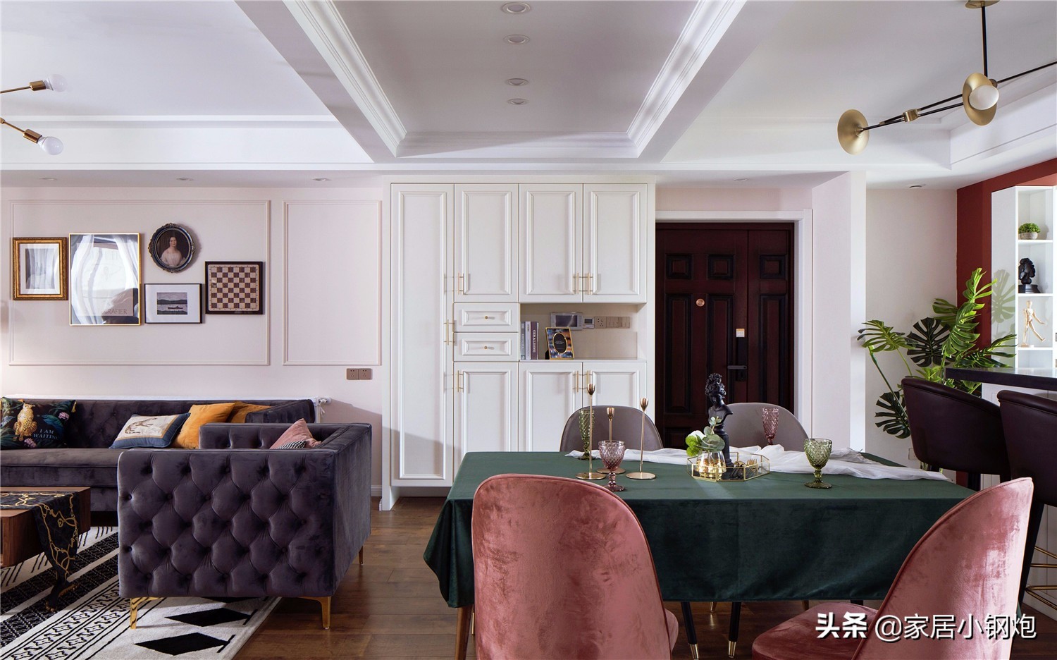 2024意式轻奢风的高级感132平,132平装修风格大全2022新款轻奢风