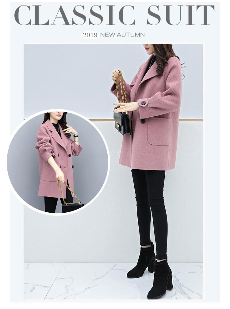 呢子韩版双面大衣旗舰店,女童呢子大衣韩版爆款