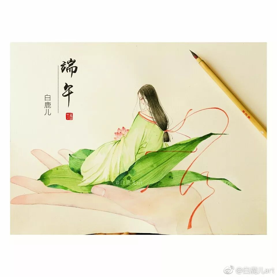 玉手青丝美女图片,一袭白衣清冷出尘的古风美人