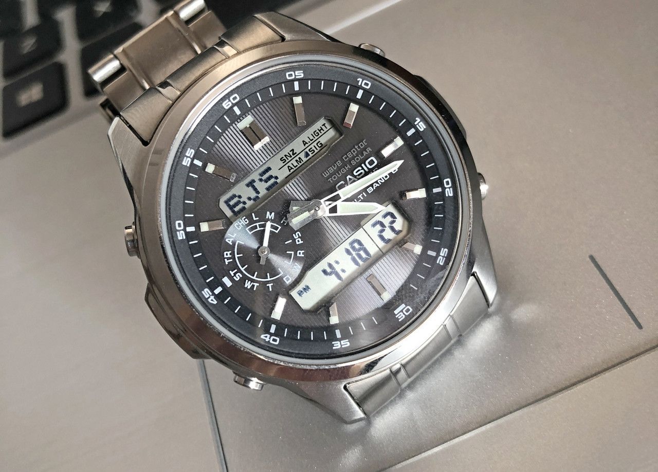 卡西欧双显电波表,卡西欧ocws100系列光动能